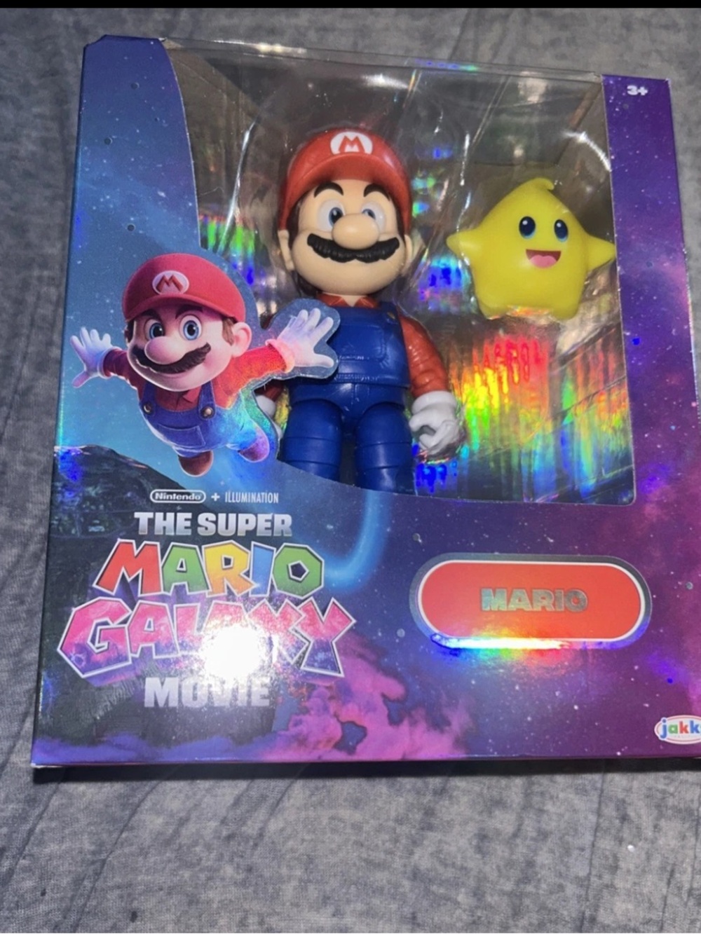 The Super Mario Galaxy Movie Mario 5" Action Figure Series with Luma Star SEALED